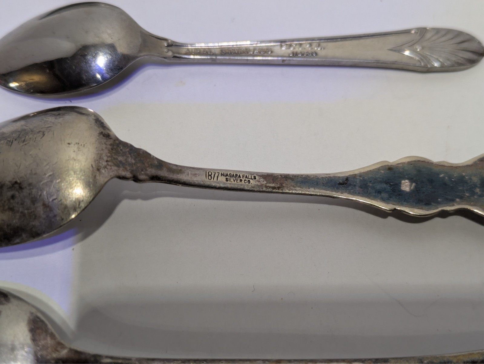 10 Various Flatware Pcs 1987 Roger Bros, Niagara Falls Silver Co, Gilchrist etc