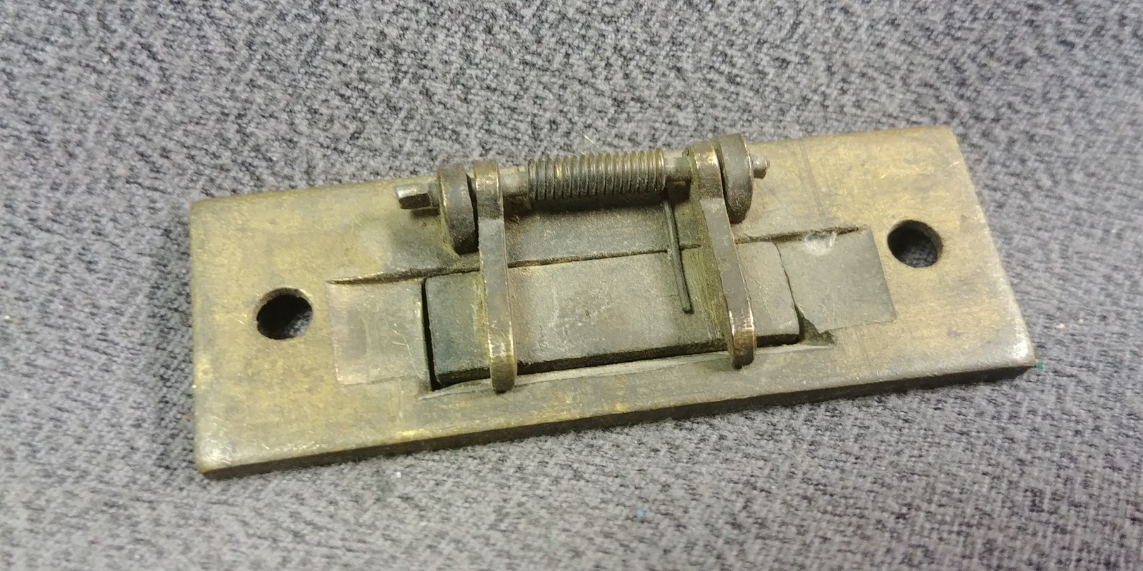 Original Eagle Lock Strike for Roll Top Desk Spring Door Brass Antique Hardware