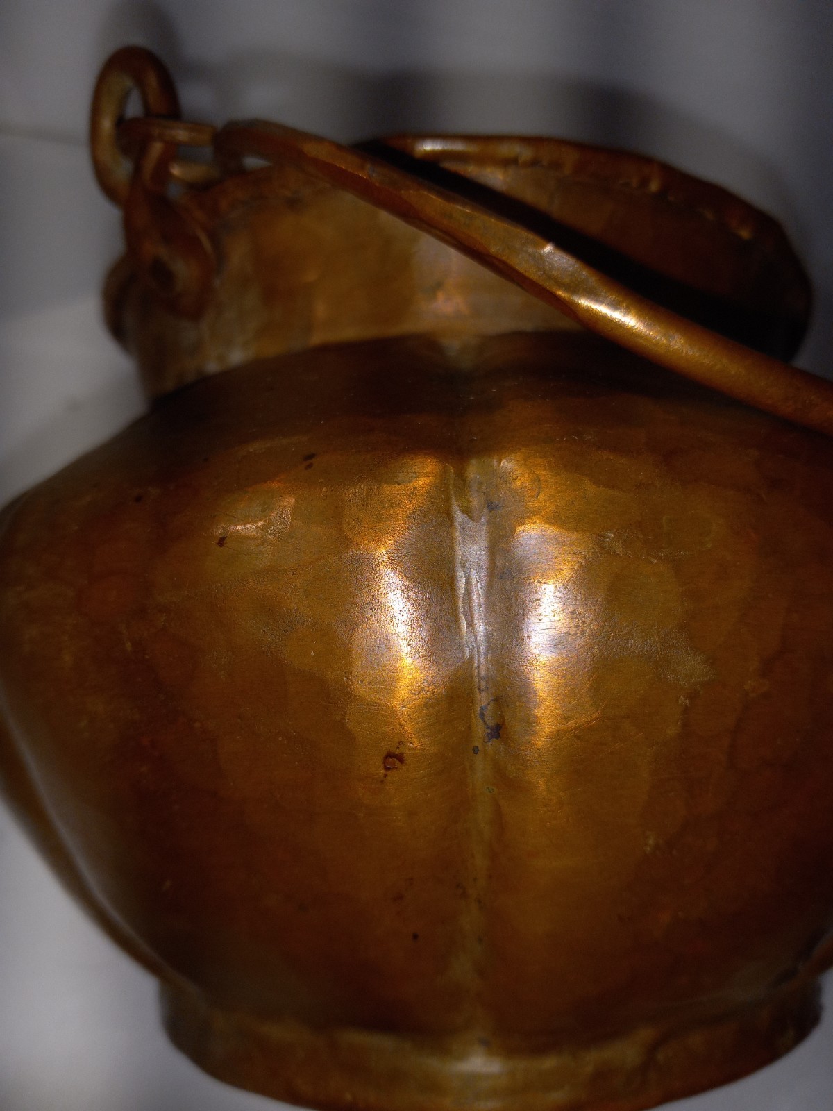 Copper pot, Copper Cauldron hammered finish, Handmade, Antique, cooking pot