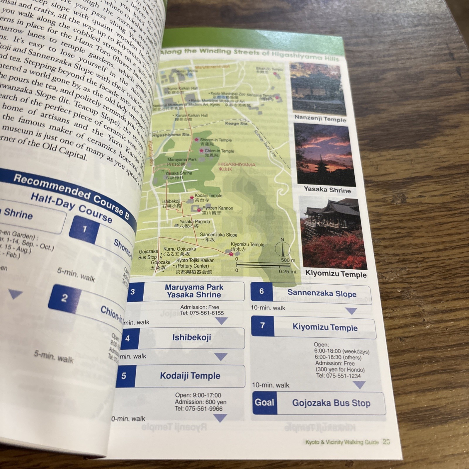 Kyoto & Vicinity Walking Guide, 24 Selected Courses 2006 National Tourist Org.