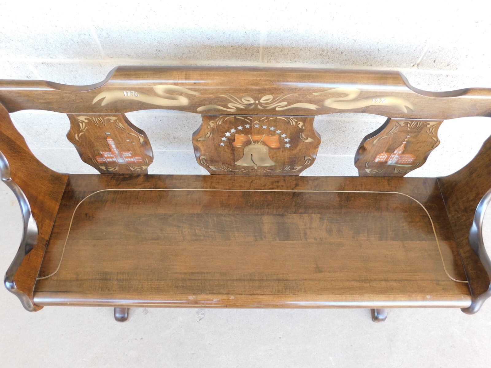 Bicentennial Anniversary Bench by Standard Chair of Gardner Inc.