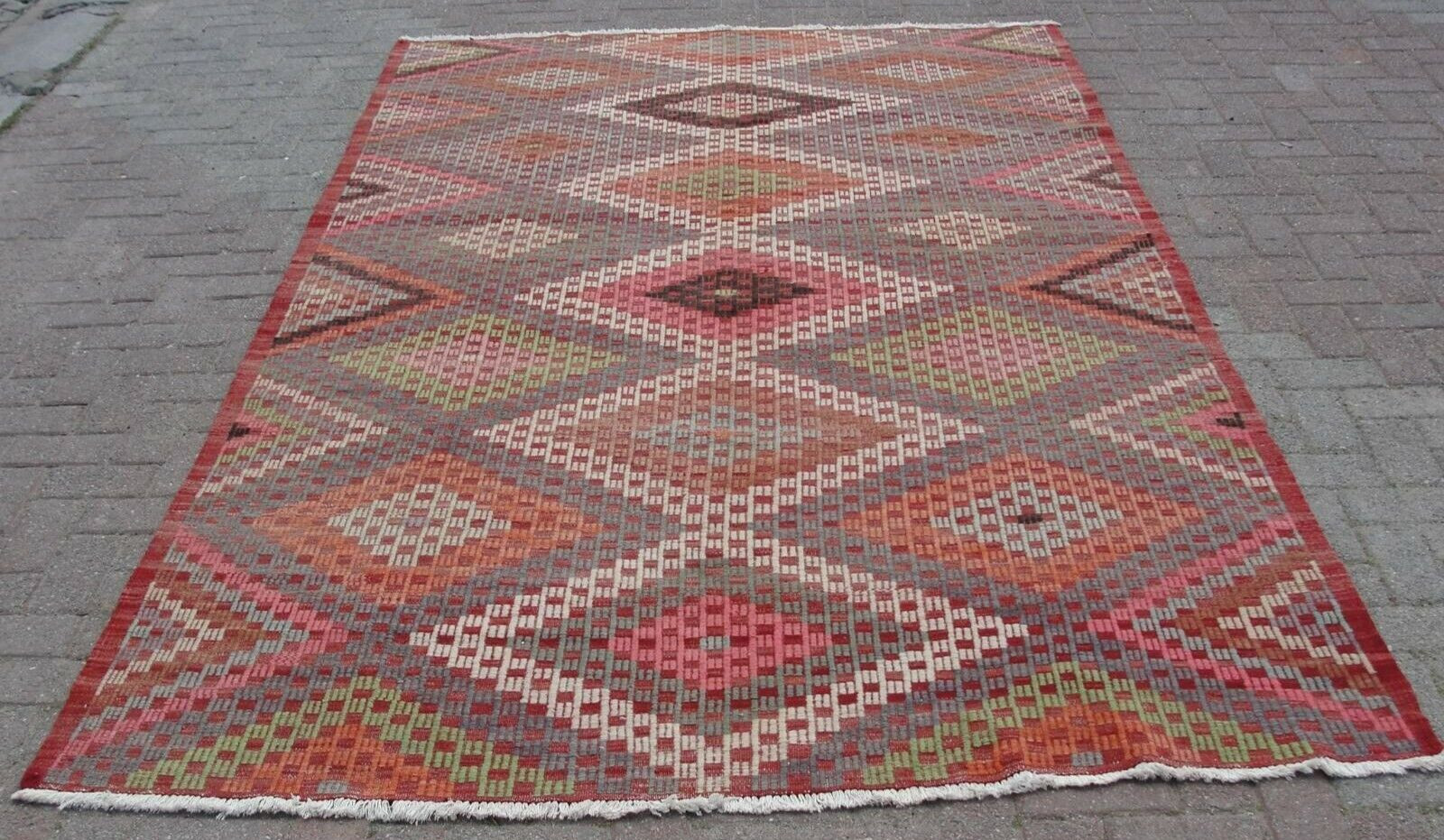 6×9 Large Kilim Rug – Handmade Oushak Rugs for living room