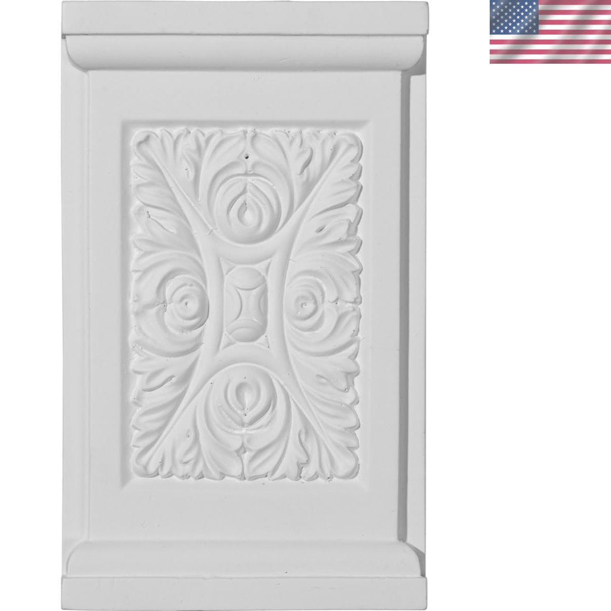 Versatile Primed Urethane Plinth Blocks, 5 1/4″ x 8 5/8″, Easy Installation