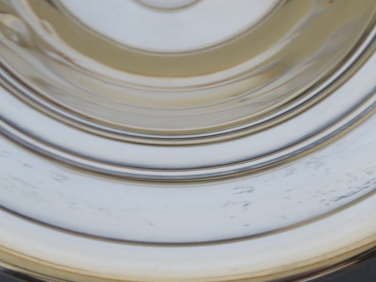 Antique La Pierre STERLING .925 Pattern 47 Plain 6 inch Round Compote Weighted