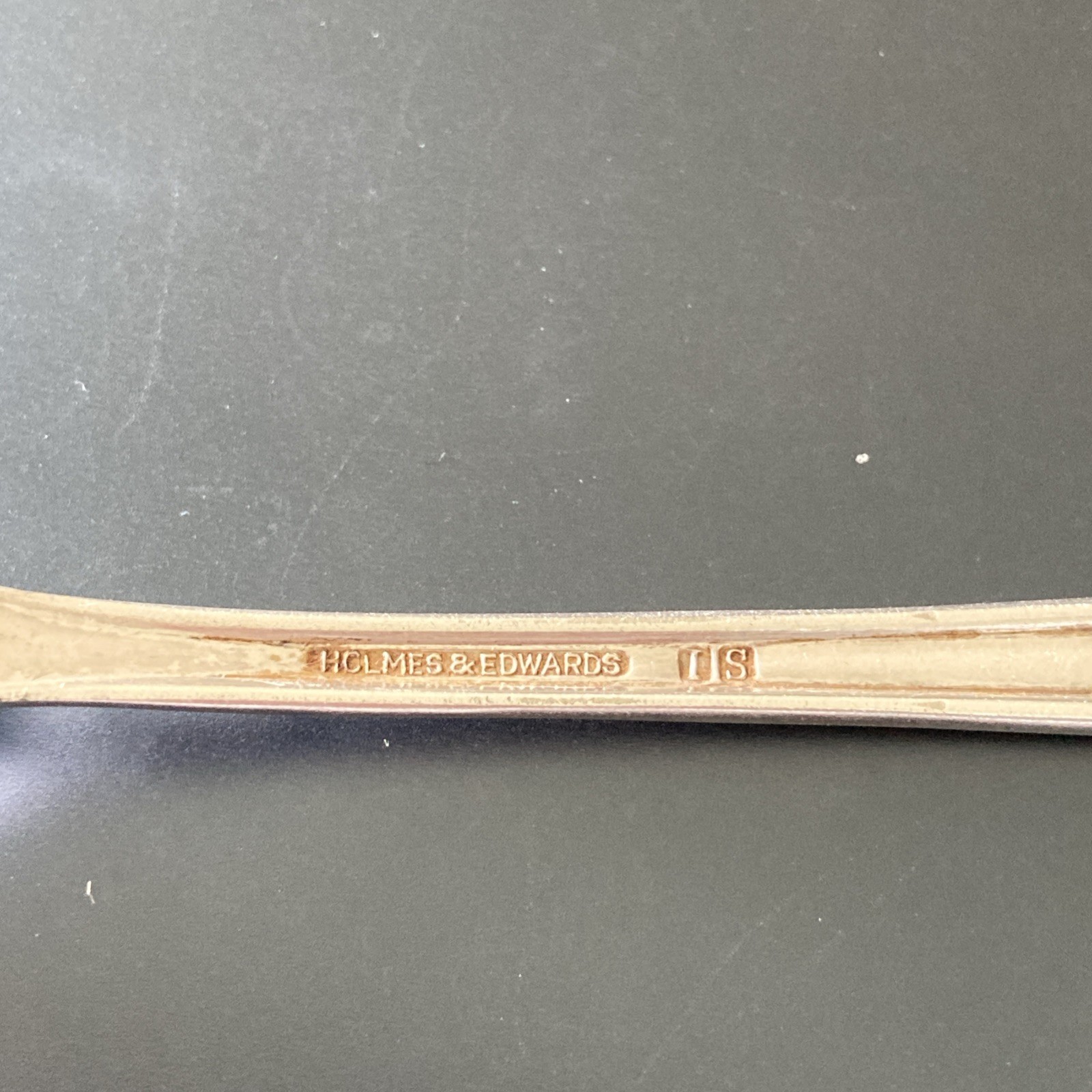 May Queen Holmes & Edwards International 5 1/8″ small oval mustard? spoon RARE