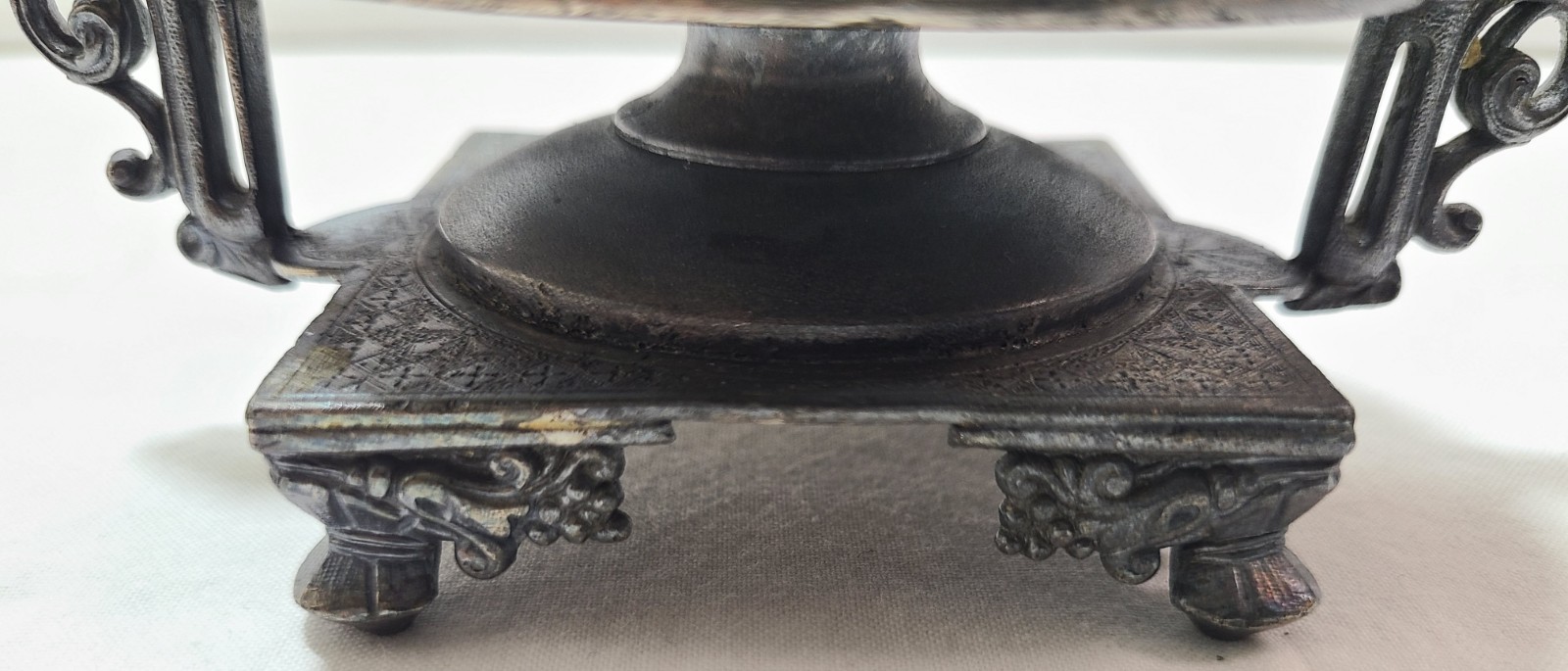 Pickle Castor Silverplate Frame Holder Antique 1875 – 1915