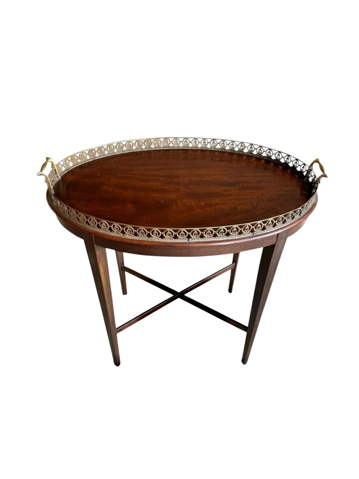 Antique Mahogany Tray Table