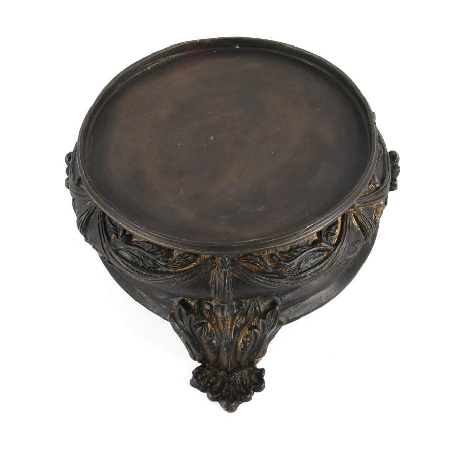 Cast Metal Footed Pedestal Base