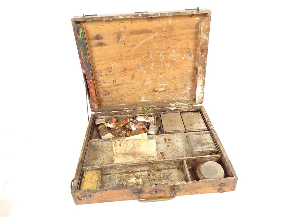 Painter’s Box Set Oil Paint Late 19th Century