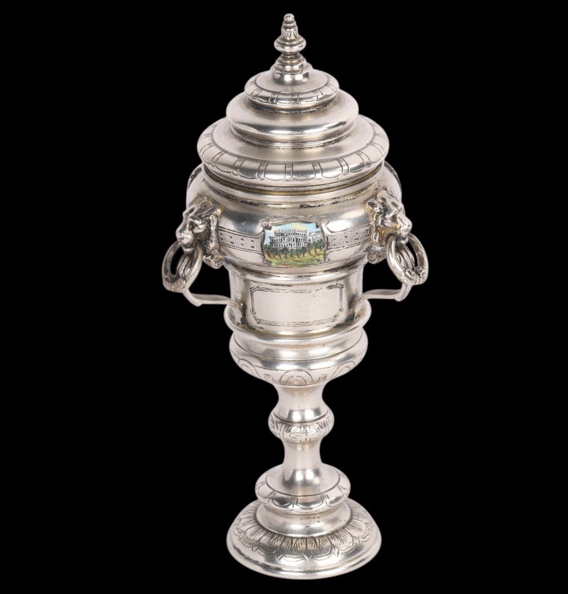 NORFOLK INTEREST. Rare Miniature Silver & Enamel Freedom Cup, S Blackensee 1913