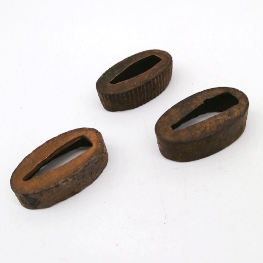 Antique Japanese FUCHI Set of 3 – SAMURAI KATANA Fitting Art FCA022