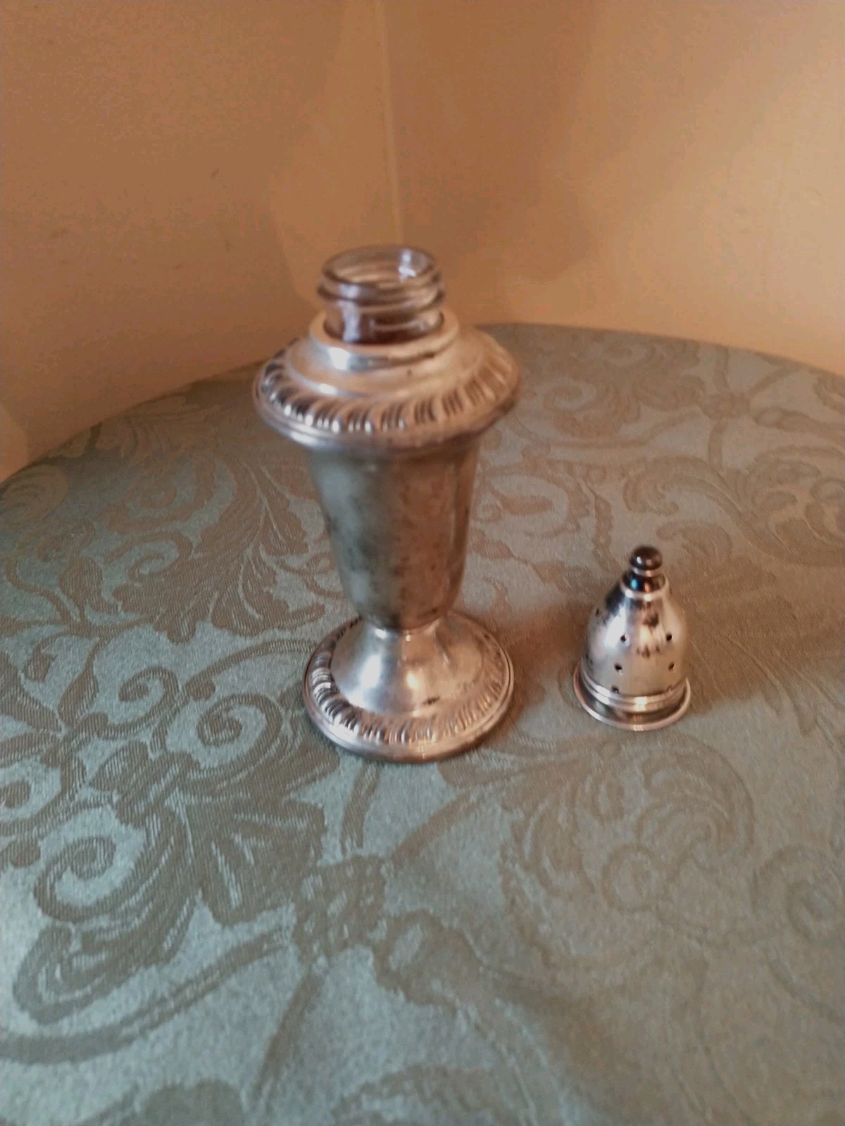 VTG Schweitzer Sterling Silver Weighted Salt Shaker