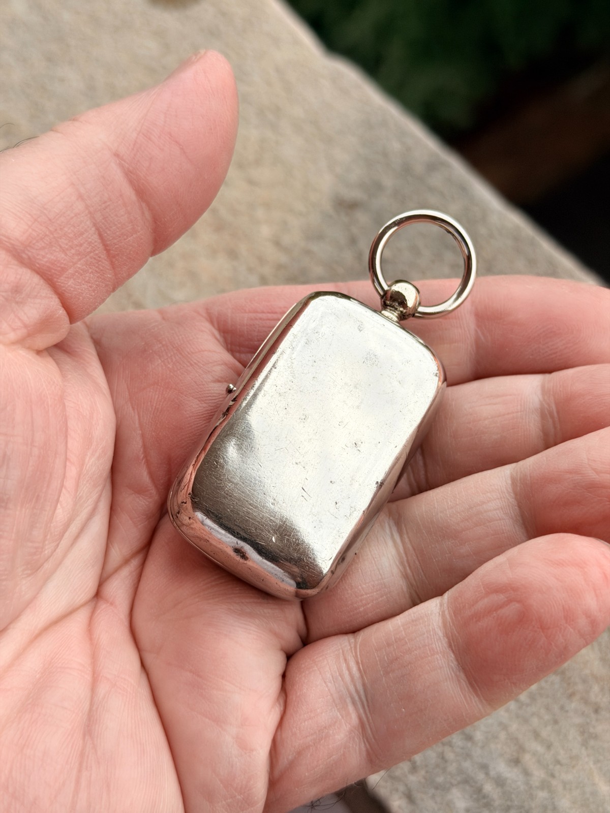 Vintage Silver Plated Double Sovereign Holder