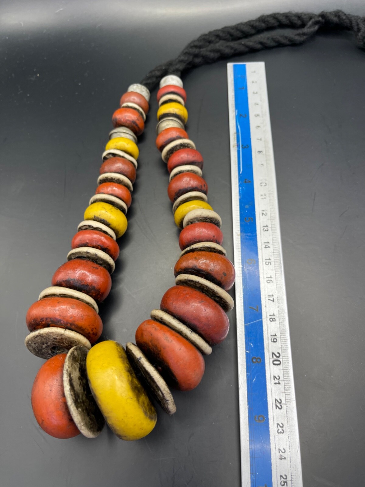Morocco Rare ancient baltic amber eggyolk beads necklace