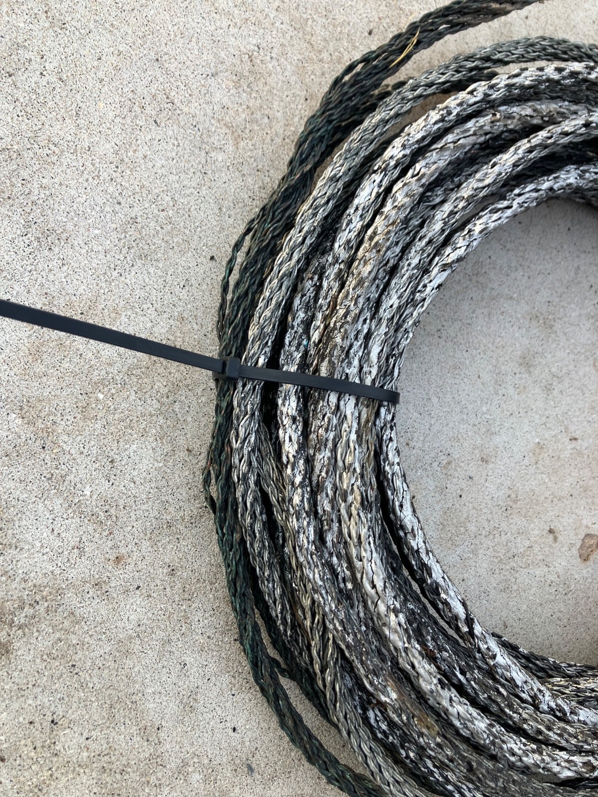 Lightning Rod Copper Ground Cable Braided Wire 46 Feet