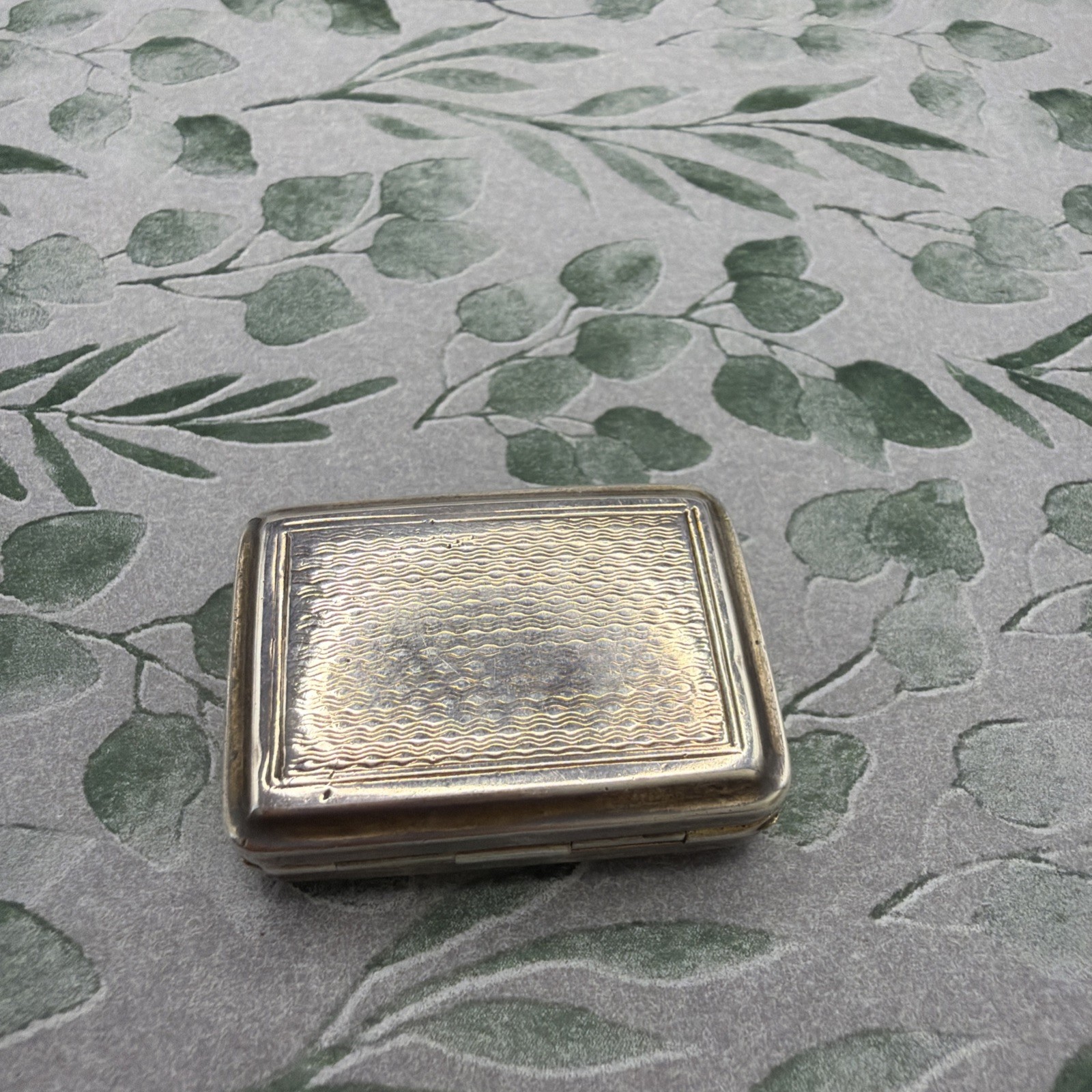 Georgian Solid Silver Vinaigrette 1790 John Shaw Birmingham Gilt Pierced Grill