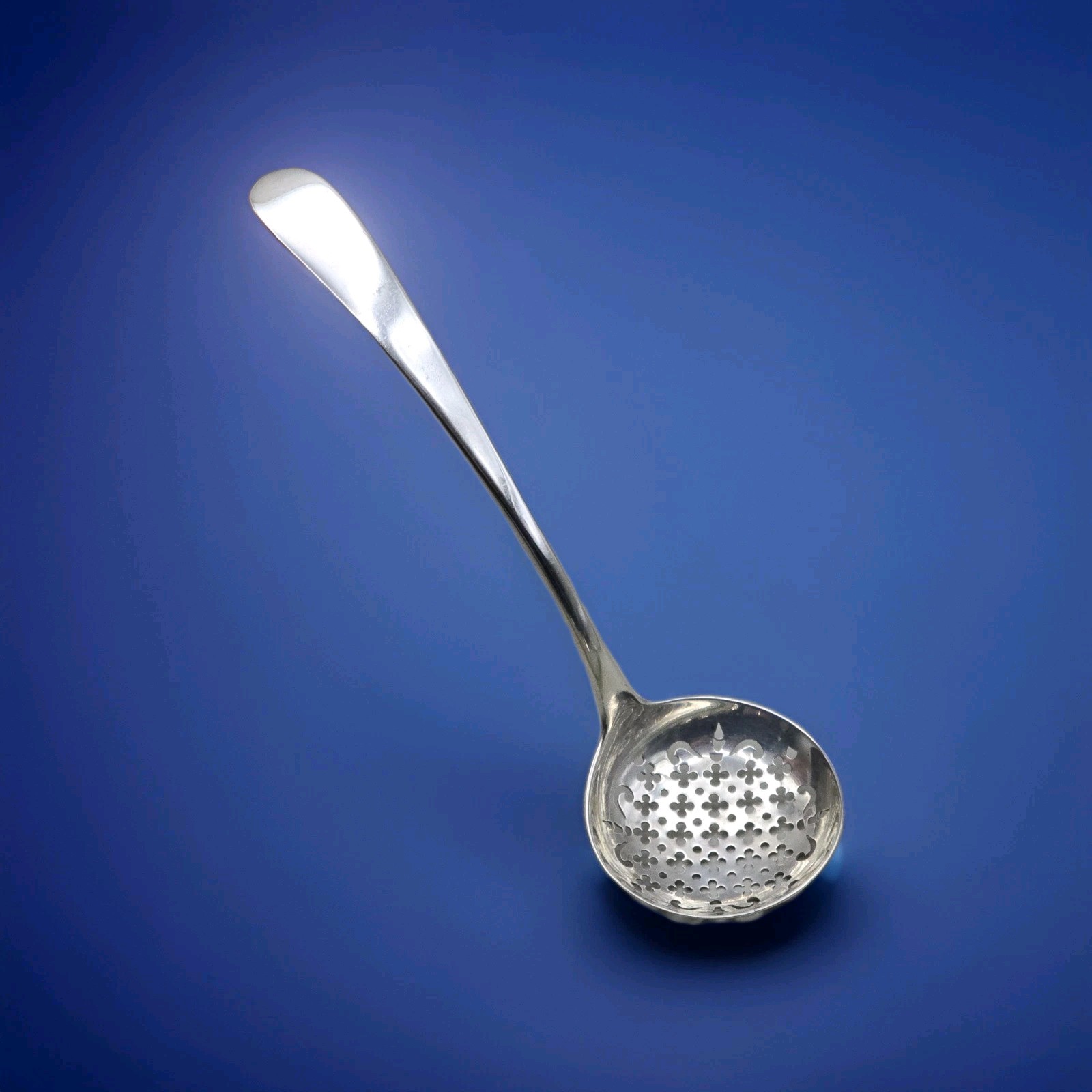 Georgian Sterling Silver Sugar Sifter Spoon by Thomas Northcote London 1780