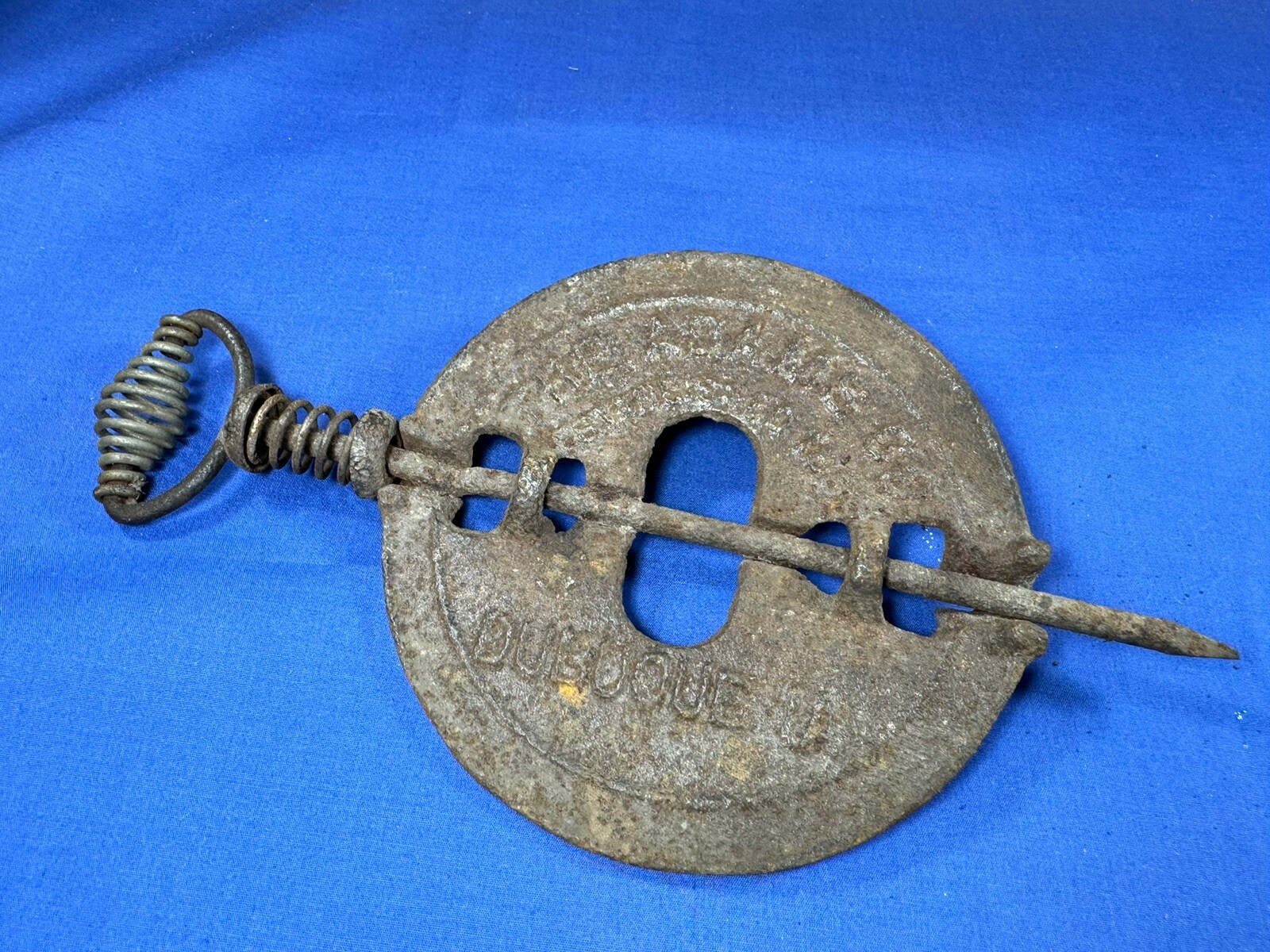 Antique ADAMS Co., Diamond 6″ Flue Damper – DUBUQUE, IOWA