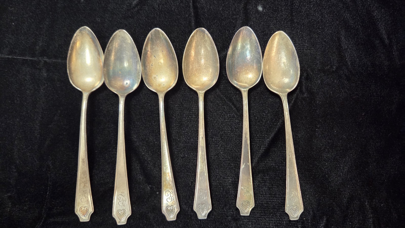 Vintage Sterling Silver 1918 Teaspoon 6 Spoons 123g