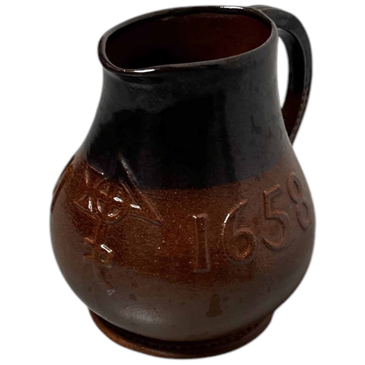 Royal Doulton for Watson & Co The Salisbury Gill Whisky Jug Molded Stoneware Vtg
