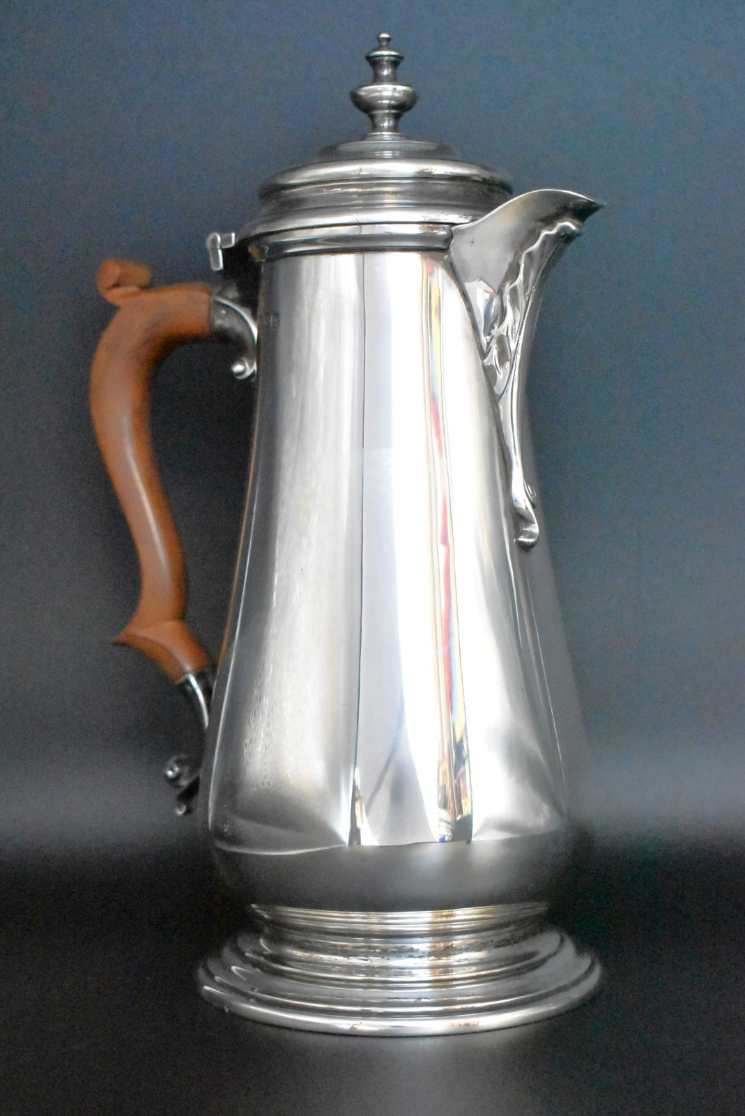 C J Vander Ltd Solid Silver Matching Coffee pot & Hot water Jug HM London 1976