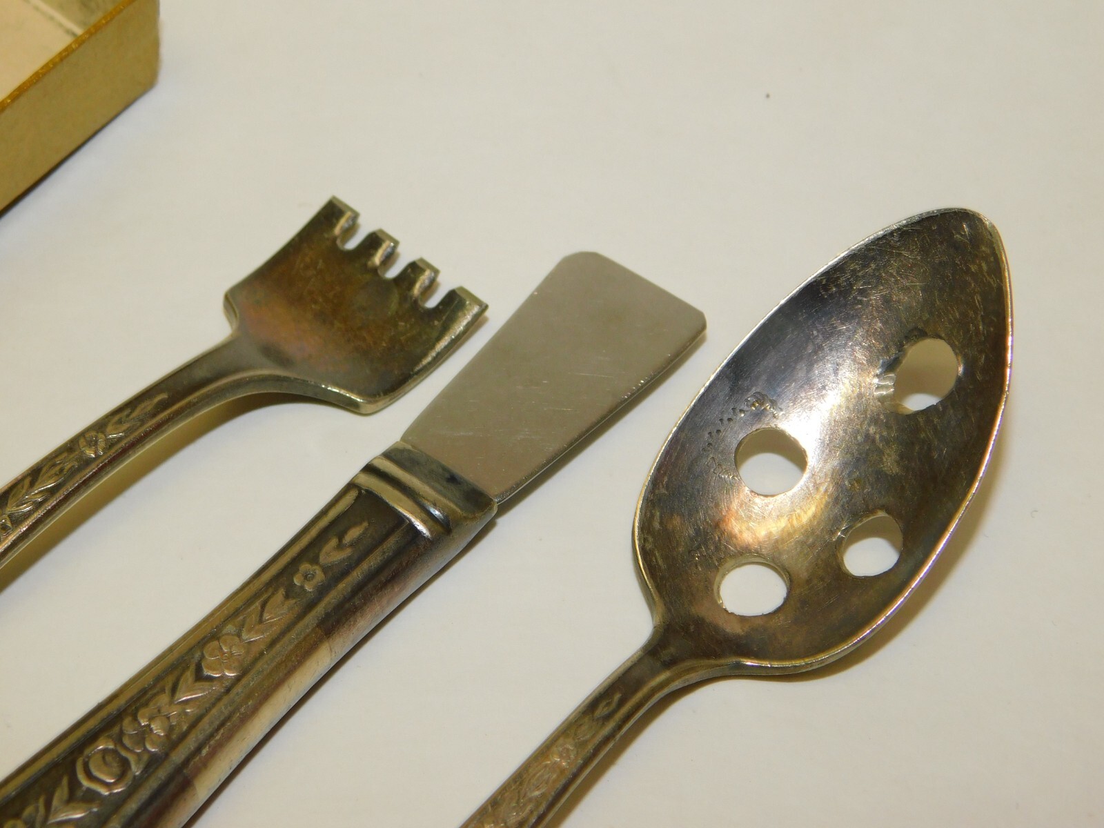 Monarch 1936 Silver Plate Flatware MILDRED National Silver HUMOR DIET JOKE SET