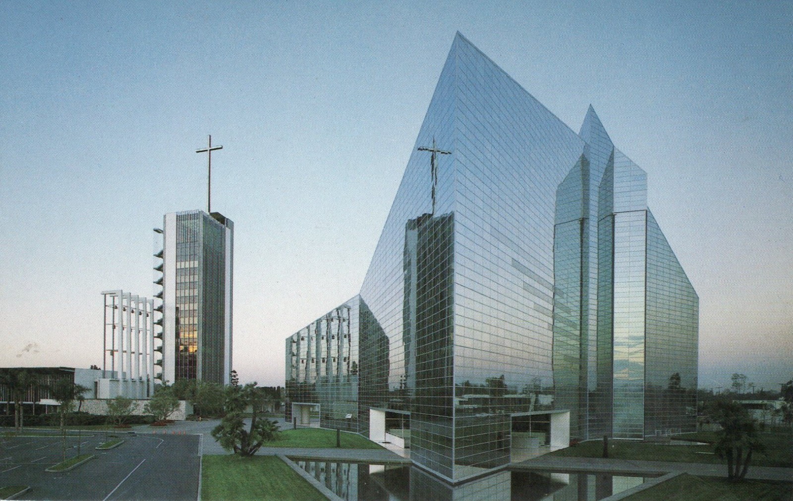 Vintage Postcard A Crystal Cathedral Sunrinse