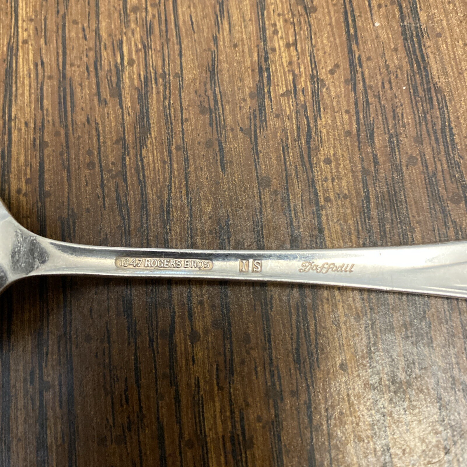 1847 Rogers Bros Silverware Plated Daffodil Soup Spoon Tablespoon Butter Knife