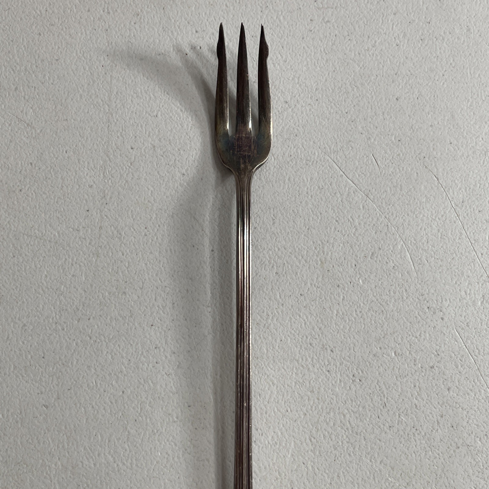 Vintage Silverplate Flatware — Rogers AA 7.75″ Seafood Cocktail Fork