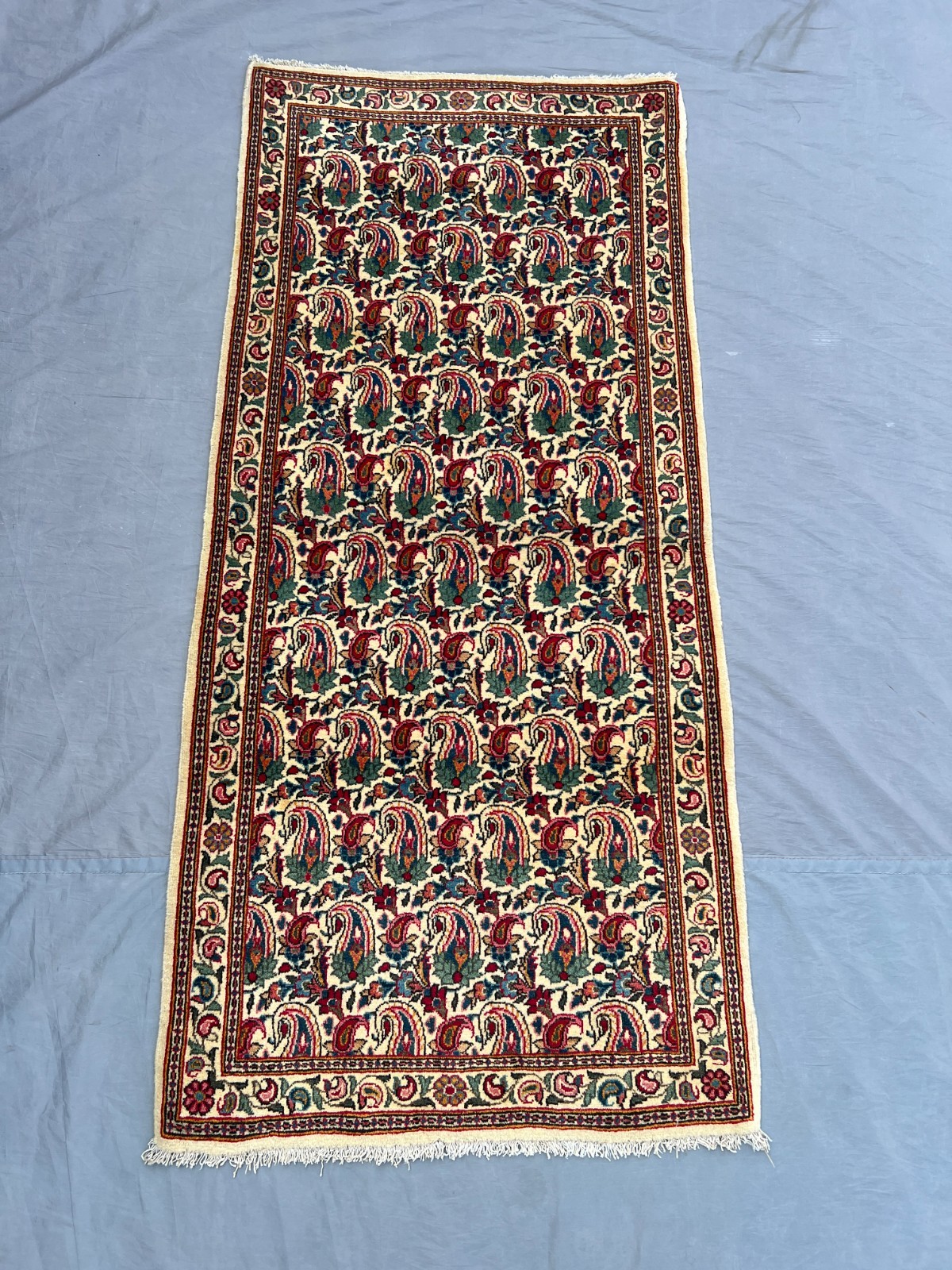 2’3 x 5’1 ft Vintage Turkish Inspired Hand Knotted Rug Caucasian Style Rare Rug