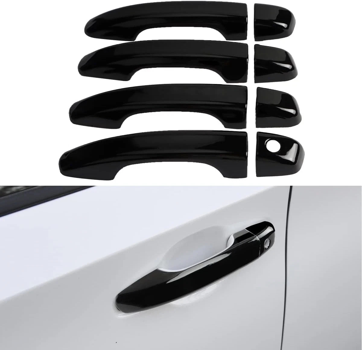 Car Door Handle Cover Compatible for 2018 2019 2020 2021 2022 Honda Accord Acces