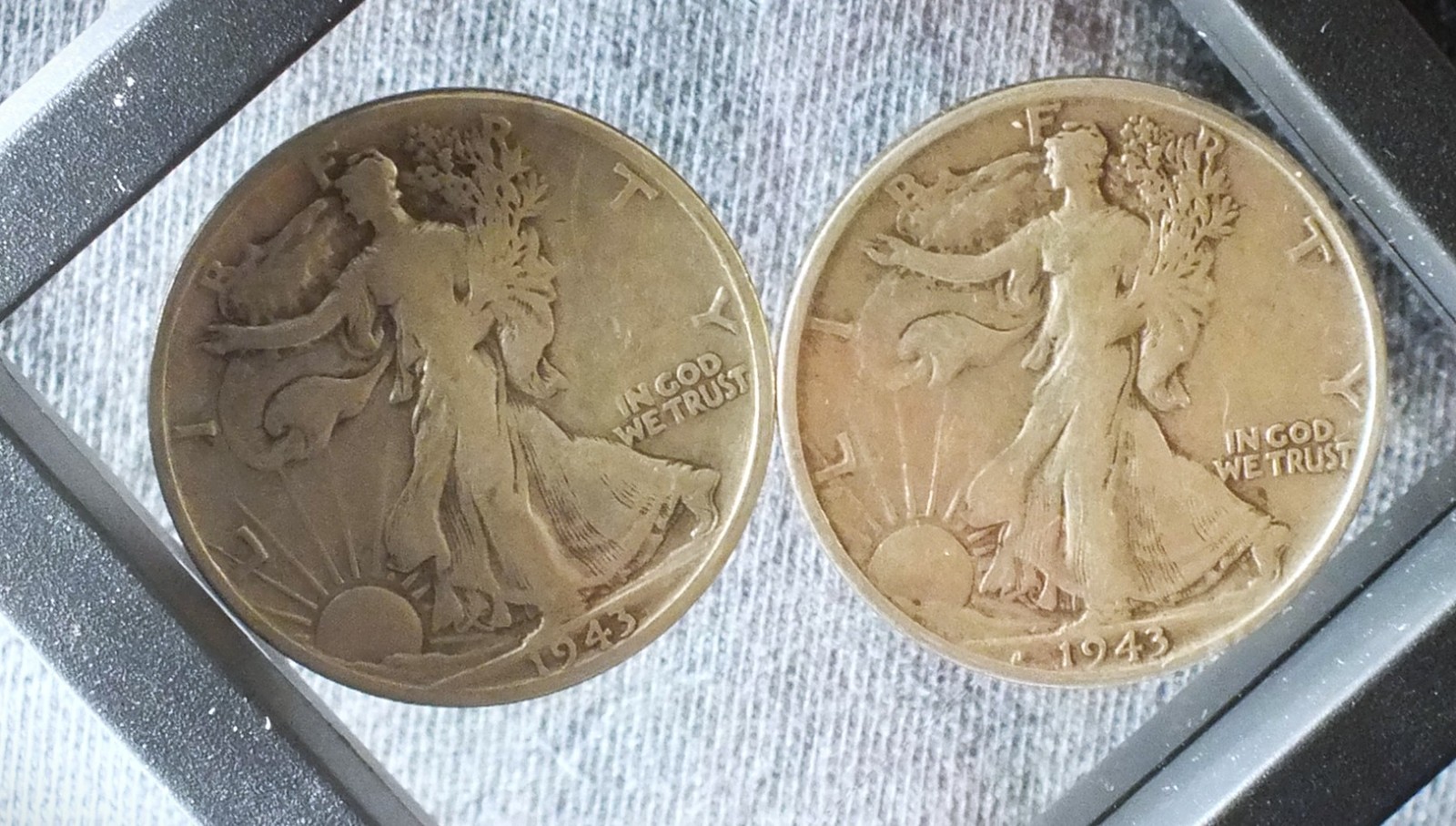 1943-S, 1943-D Walking Liberty Half Dollar, Silver 50C