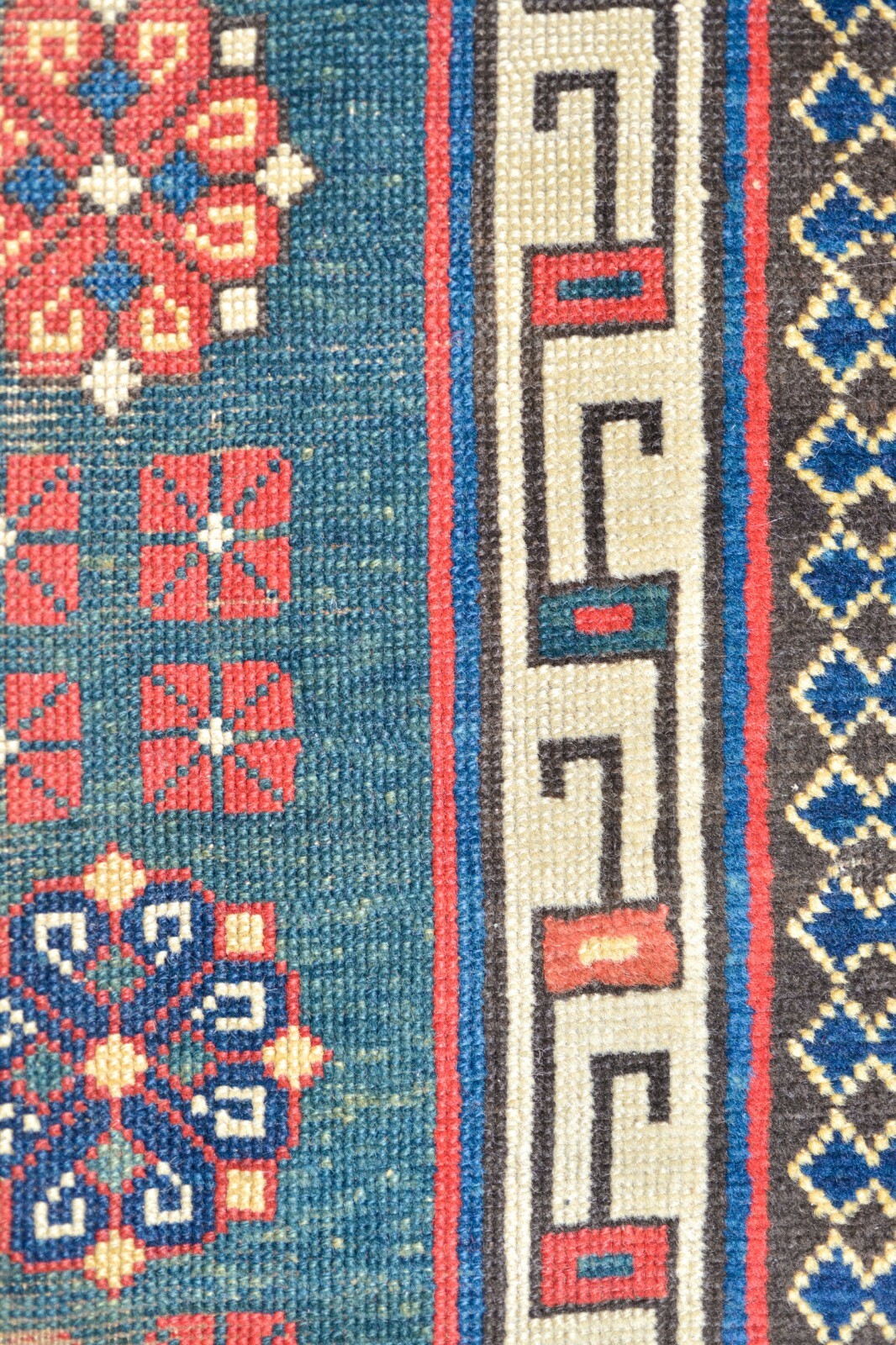 HIGHLY IMPORTANT ANTIQUE INSCRIBED DATED 1855 ARMENIAN TALISH CAUCASIAN RUG