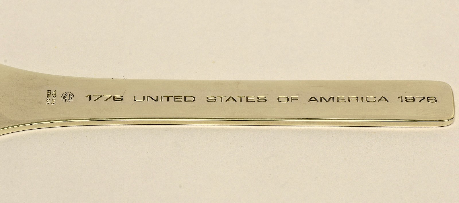 Georg Jensen Sterling Silver 1776 1976 American Bicentennial Revolution Spoon