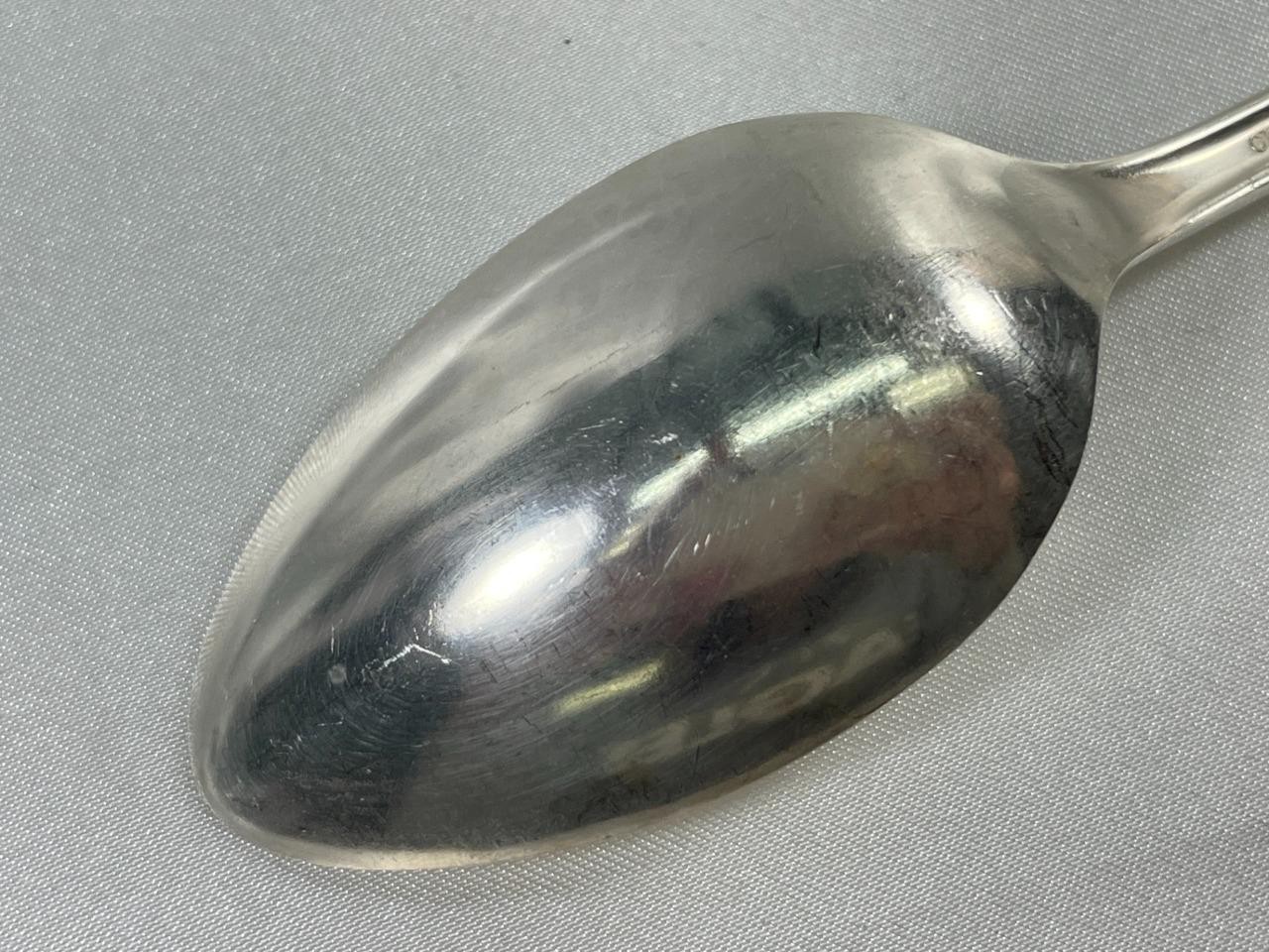 1933 Century of Progress, Fort Dearborn, Chicago Par Plate Spoon