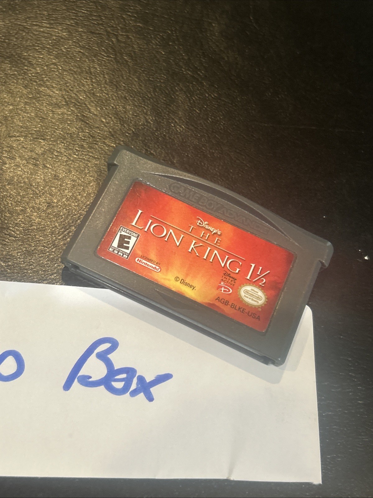 Lion King 1 1/2 for Nintendo Game Boy Advance GBA Authentic Tested Loose Disney