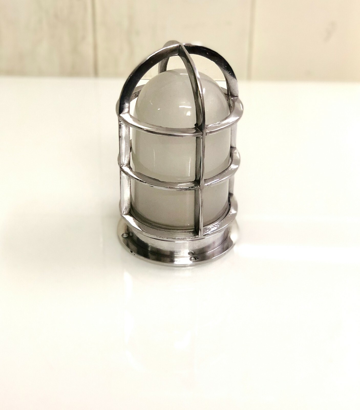 NAUTICAL VINTAGE STYLE POST MOUNTED BULKHEAD LIGHT MADE OF ALUMINIUM NEW