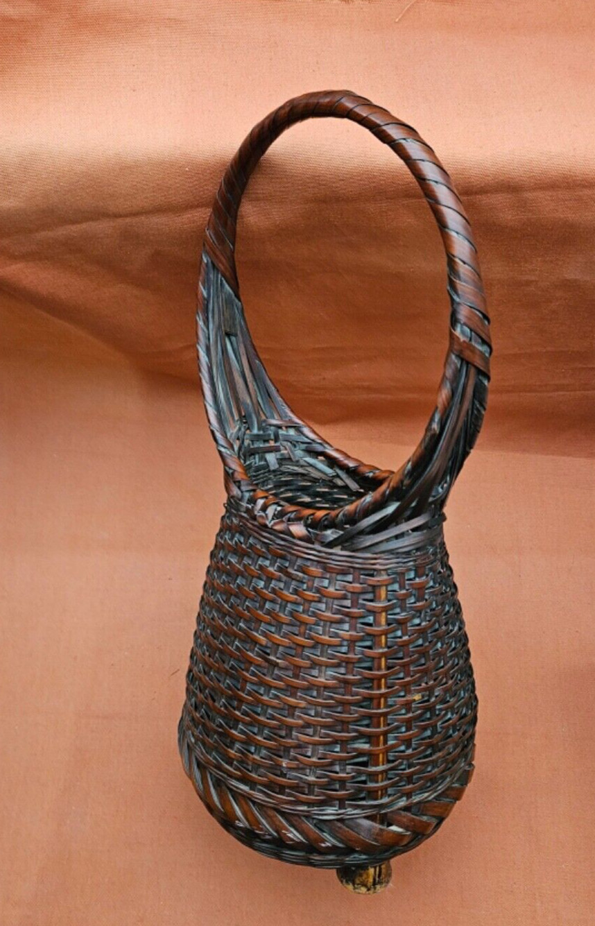 VINTAGE JAPANESE BAMBOO BASKET