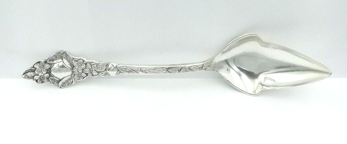 Antique c.1910 Saart Brothers Sterling Silver 925 Art Nouveau Grapefruit Spoon