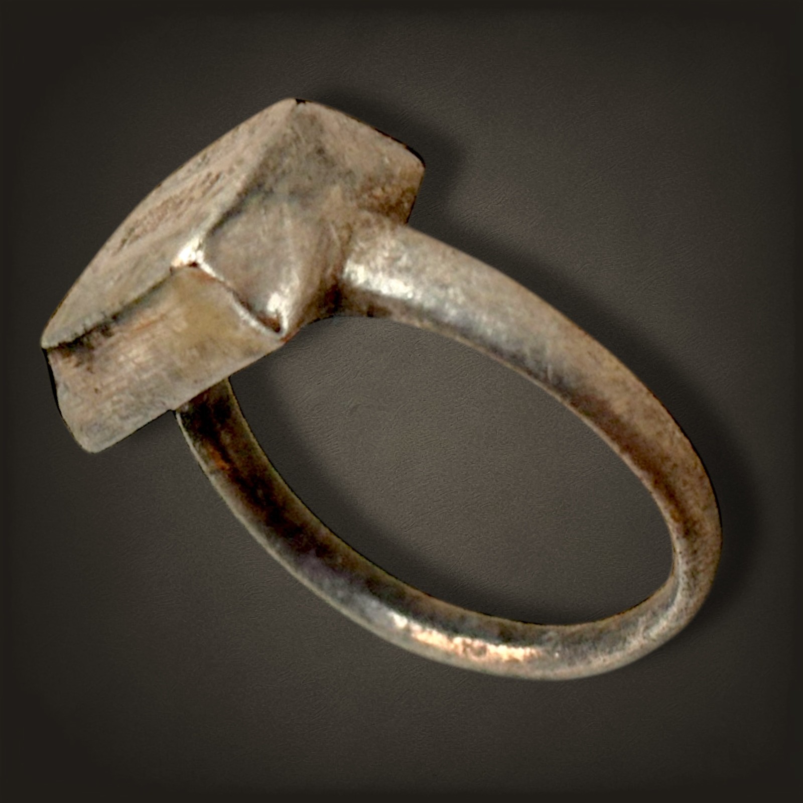 Byzantine Silver Ring, 6th-8th Century