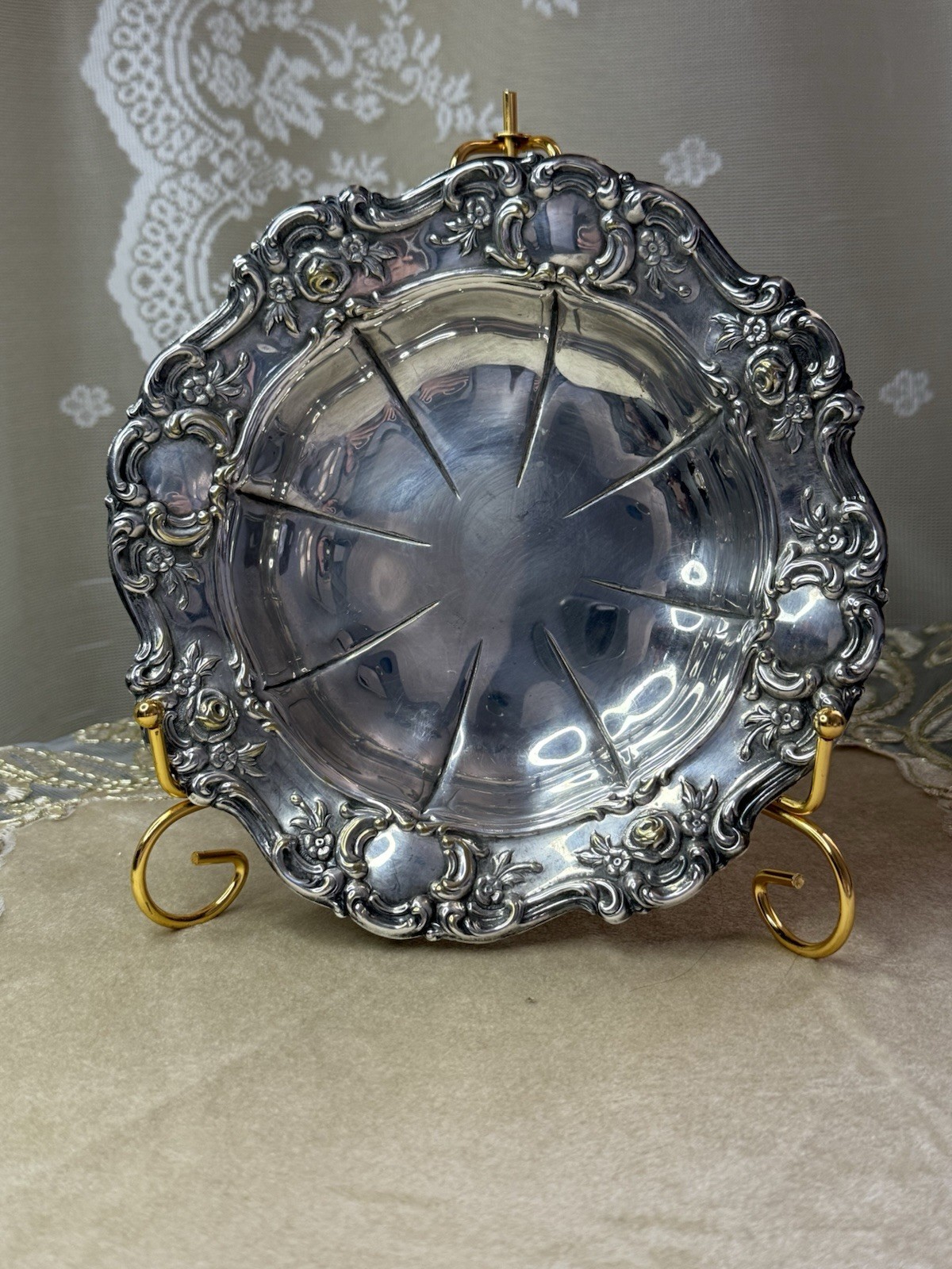 Antique Yeoman Plate Silver Plated Footed Bon Bon Dish 920-1930 Made in England