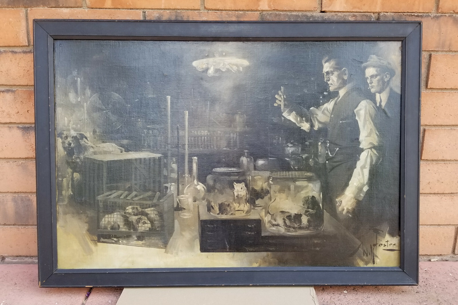 William Frederick Foster Original Illustration – Banting Discovery Insulin Nobel
