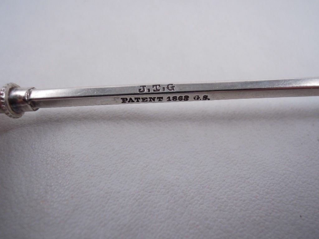 GEORGE SHARP BALL END STERLING NUT PICK BRITE CUT GORGEOUS 3D MULTIPLE AVAILABLE