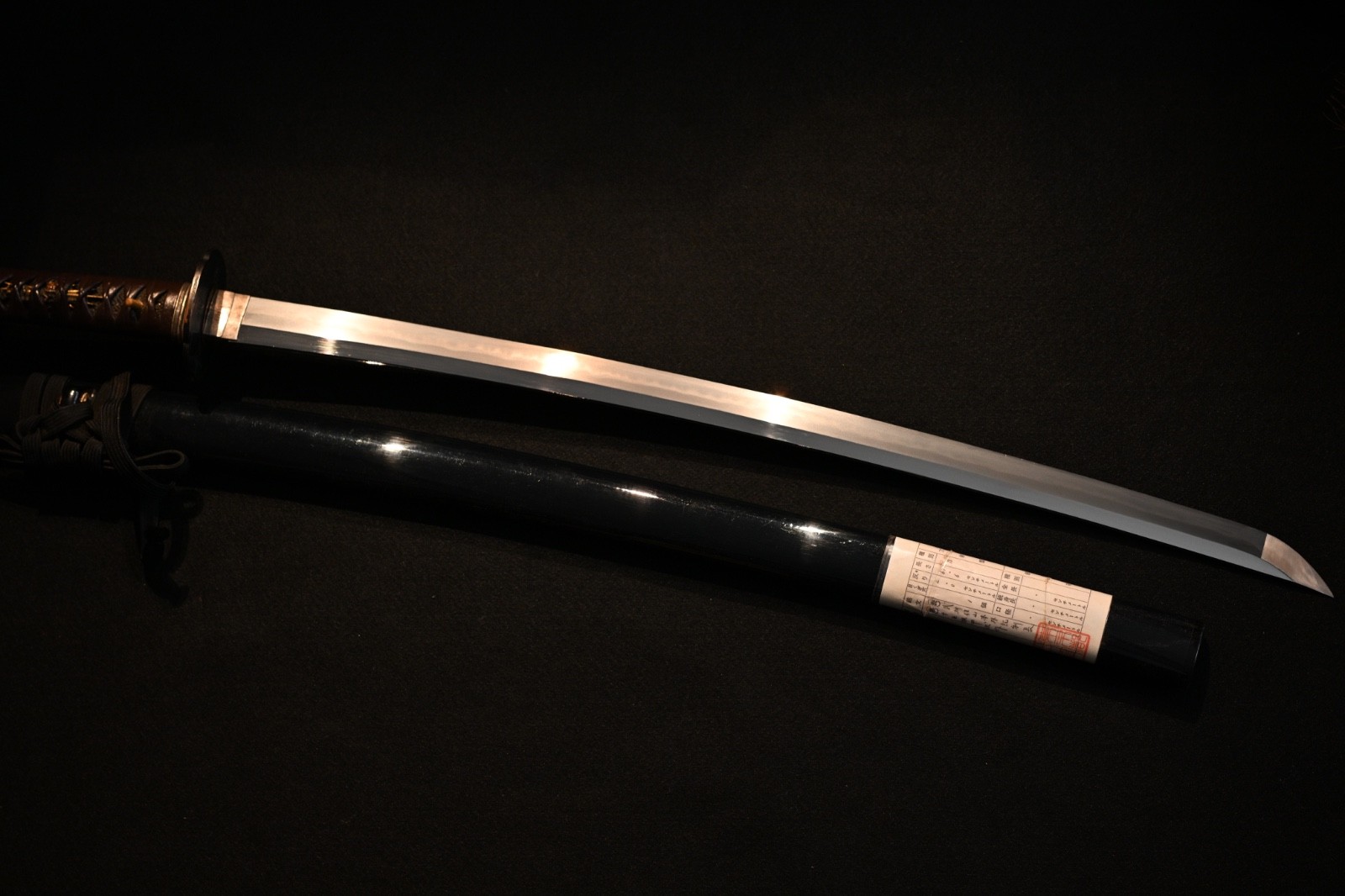 Katana Japanese antique sword Yamamoto Geki Toshinaga Edo period koshirae