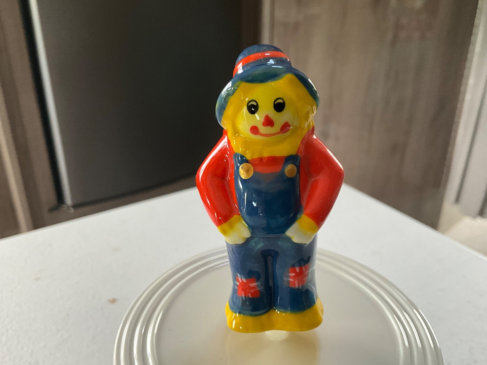 Nora Fleming RETIRED A286 “Hey There!” Scarecrow Figurine Mini Brand New
