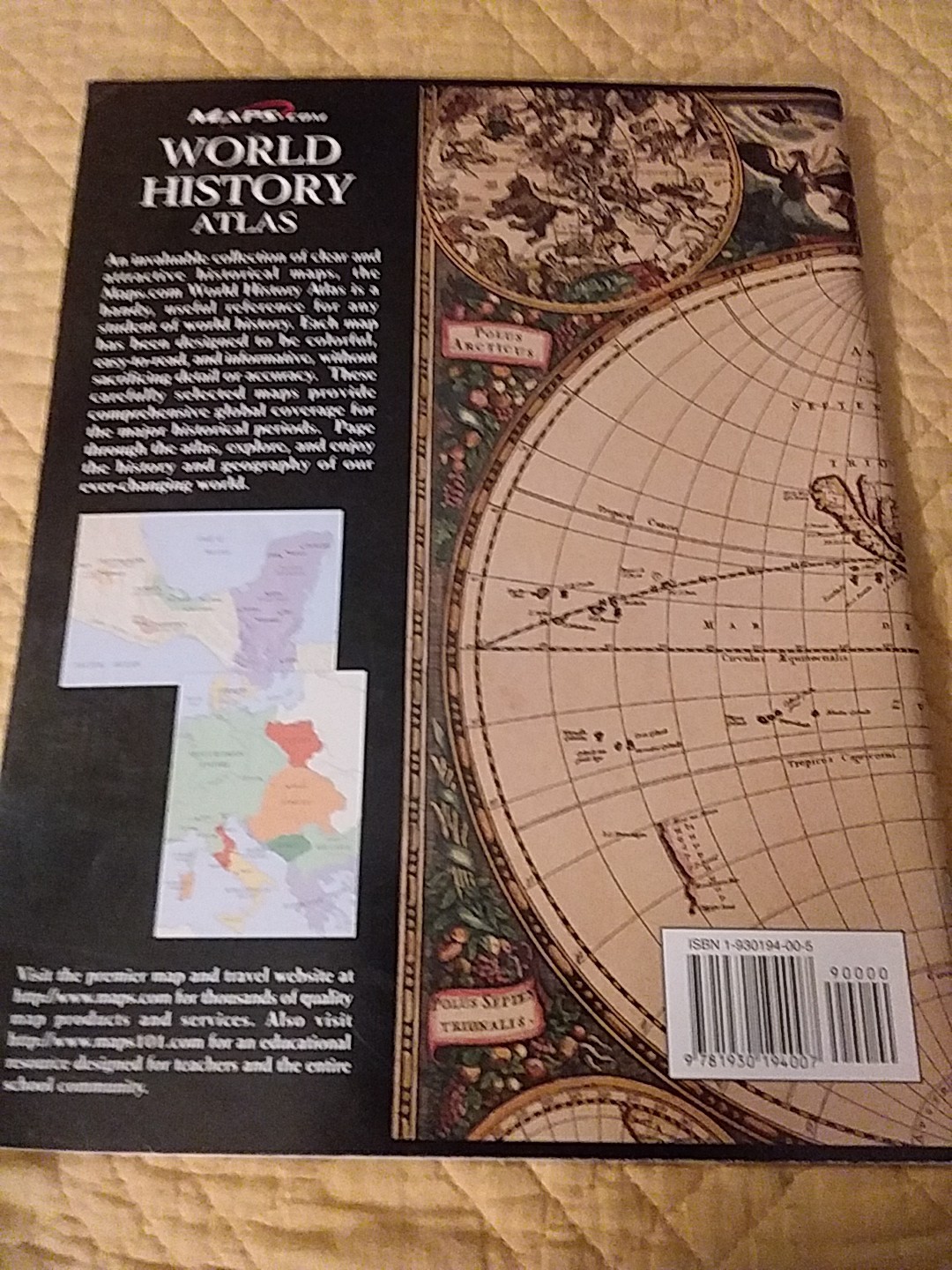 World History Atlas By The George F. Cram Co. Inc.