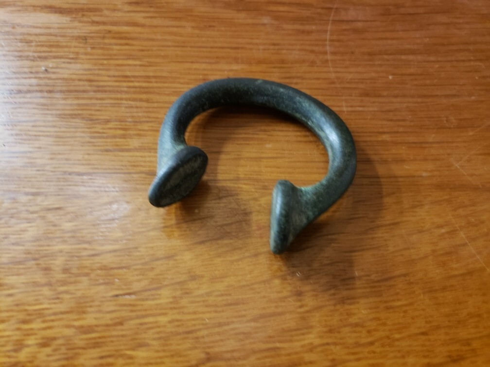 Early 19th Century British Manilla Currency Bracelet