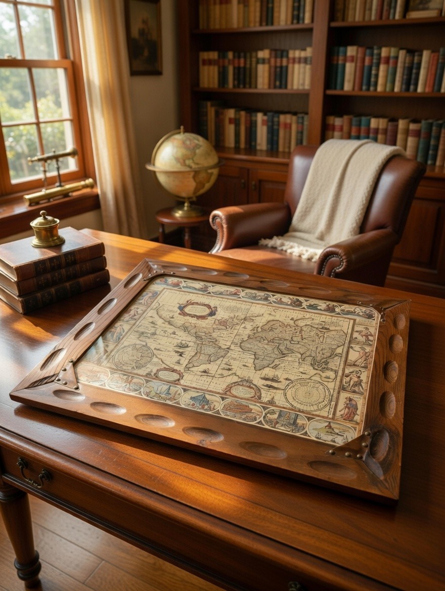 Vintage Willem Blaeu World Map 1630 Reproduction | Made in Spain | Ornate…