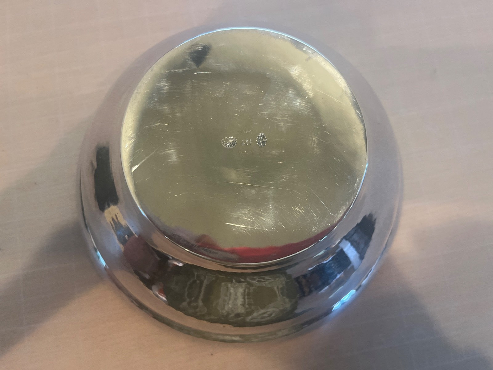 Georg Jensen Sterling Silver Dish 416 6 3/8 dia 2 1/2 in tall 1915-30 Hallmarks