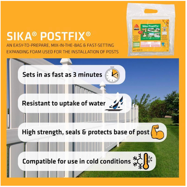 Sika 483503 Pro Select Fence Post Backfill 33 oz. (Pack of 10)